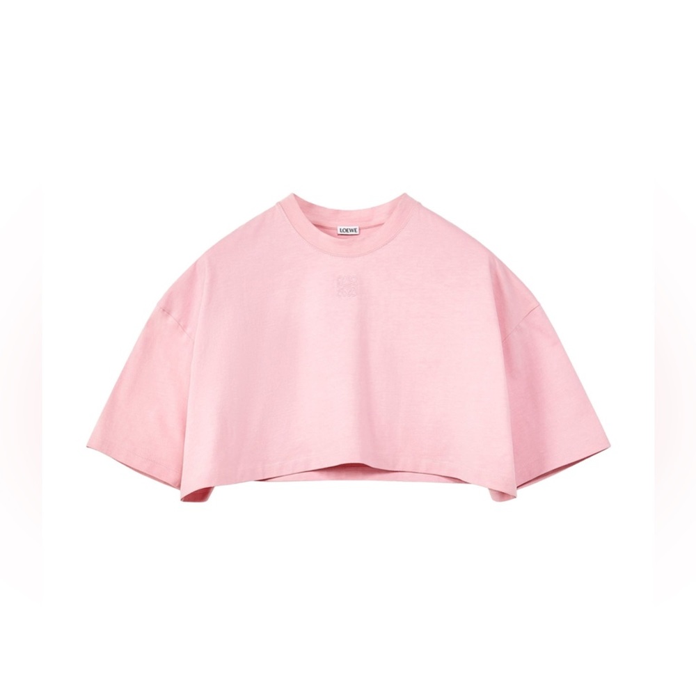 Loewe cropped anagram T-shirt